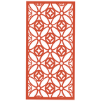 Panel decorativo de madera con patrón geométrico para interiores
