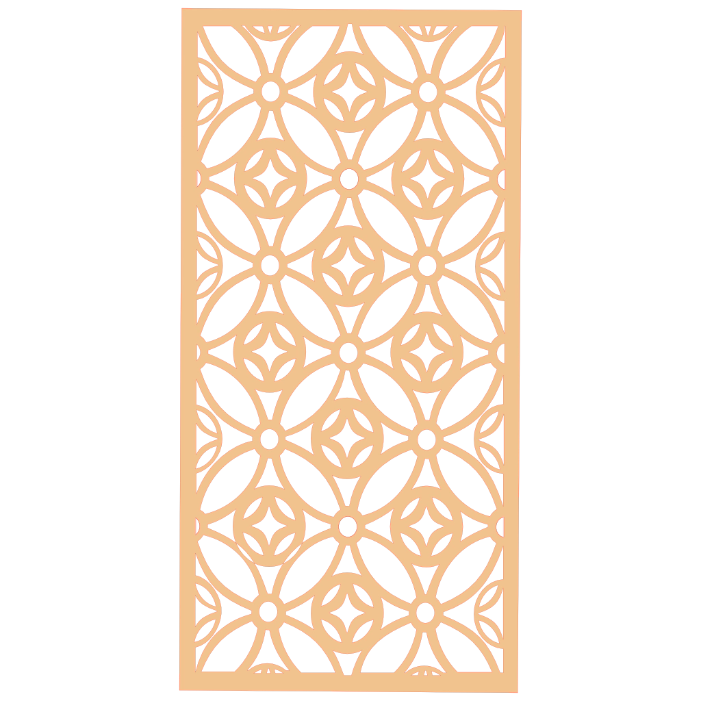 Panel decorativo de madera con patrón geométrico para interiores