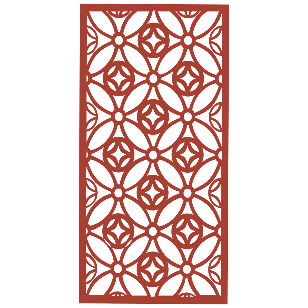 Panel decorativo de madera con patrón geométrico para interiores