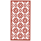 Panel decorativo de madera con patrón geométrico para interiores