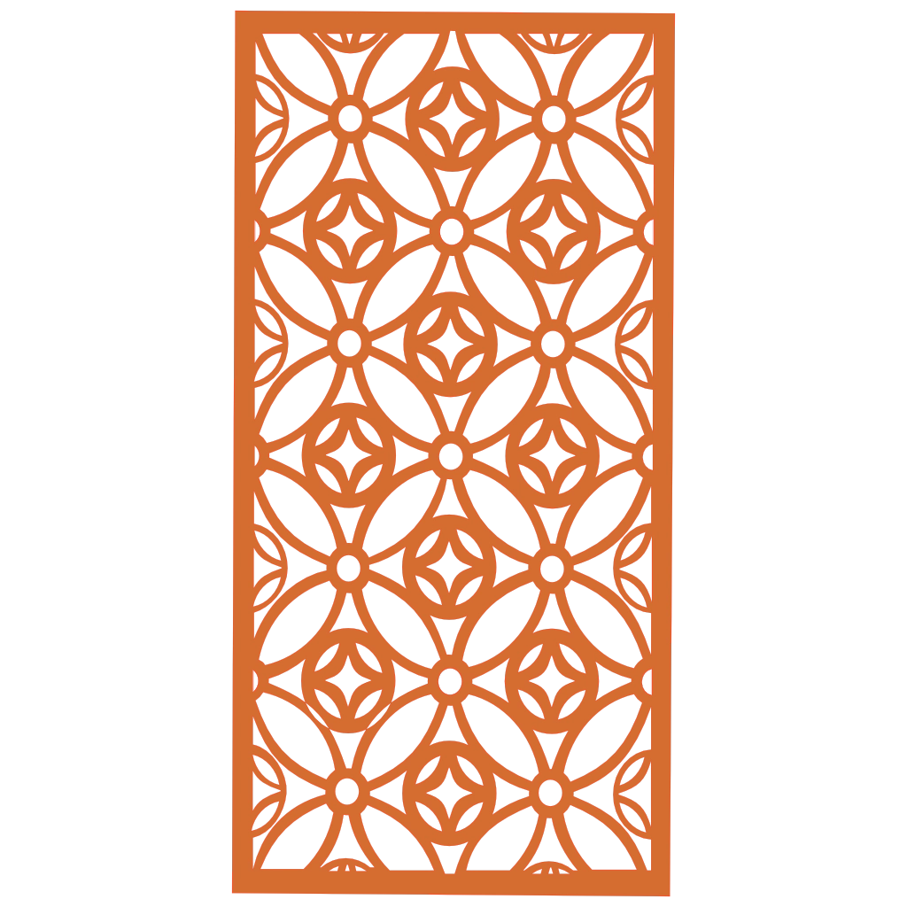 Panel decorativo de madera con patrón geométrico para interiores