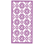 Panel decorativo de madera con patrón geométrico para interiores