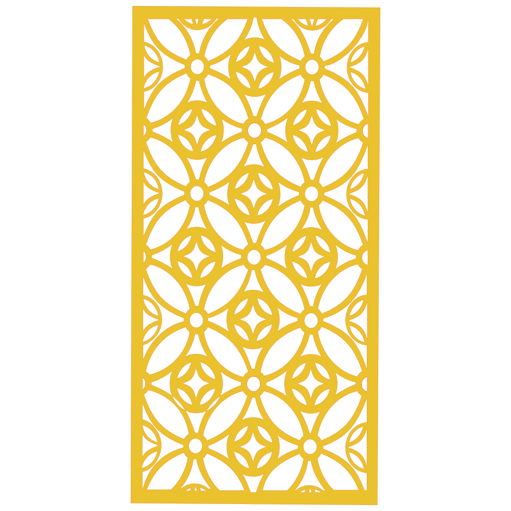 Panel decorativo de madera con patrón geométrico para interiores