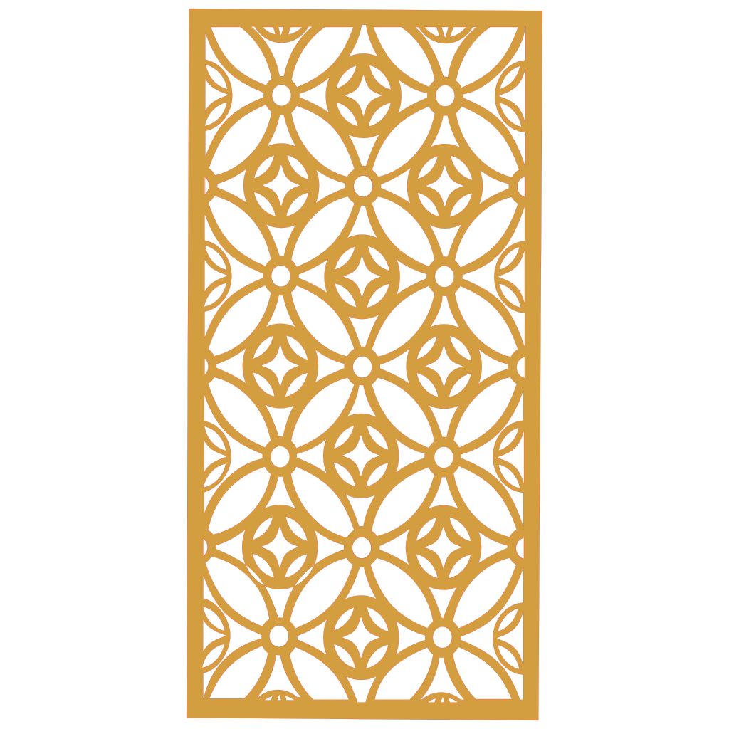 Panel decorativo de madera con patrón geométrico para interiores