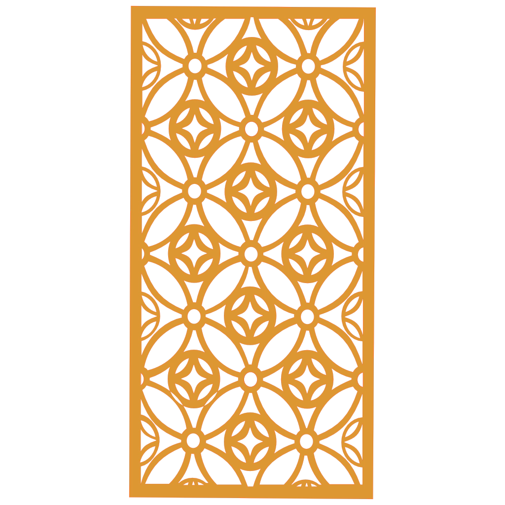 Panel decorativo de madera con patrón geométrico para interiores