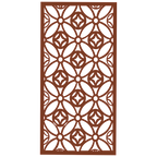 Panel decorativo de madera con patrón geométrico para interiores