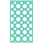 Panel decorativo de madera con patrón geométrico para interiores