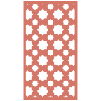 Panel decorativo de madera con patrón geométrico para interiores