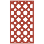 Panel decorativo de madera con patrón geométrico para interiores