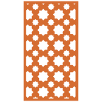 Panel decorativo de madera con patrón geométrico para interiores