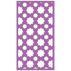 Panel decorativo de madera con patrón geométrico para interiores