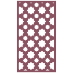 Panel decorativo de madera con patrón geométrico para interiores