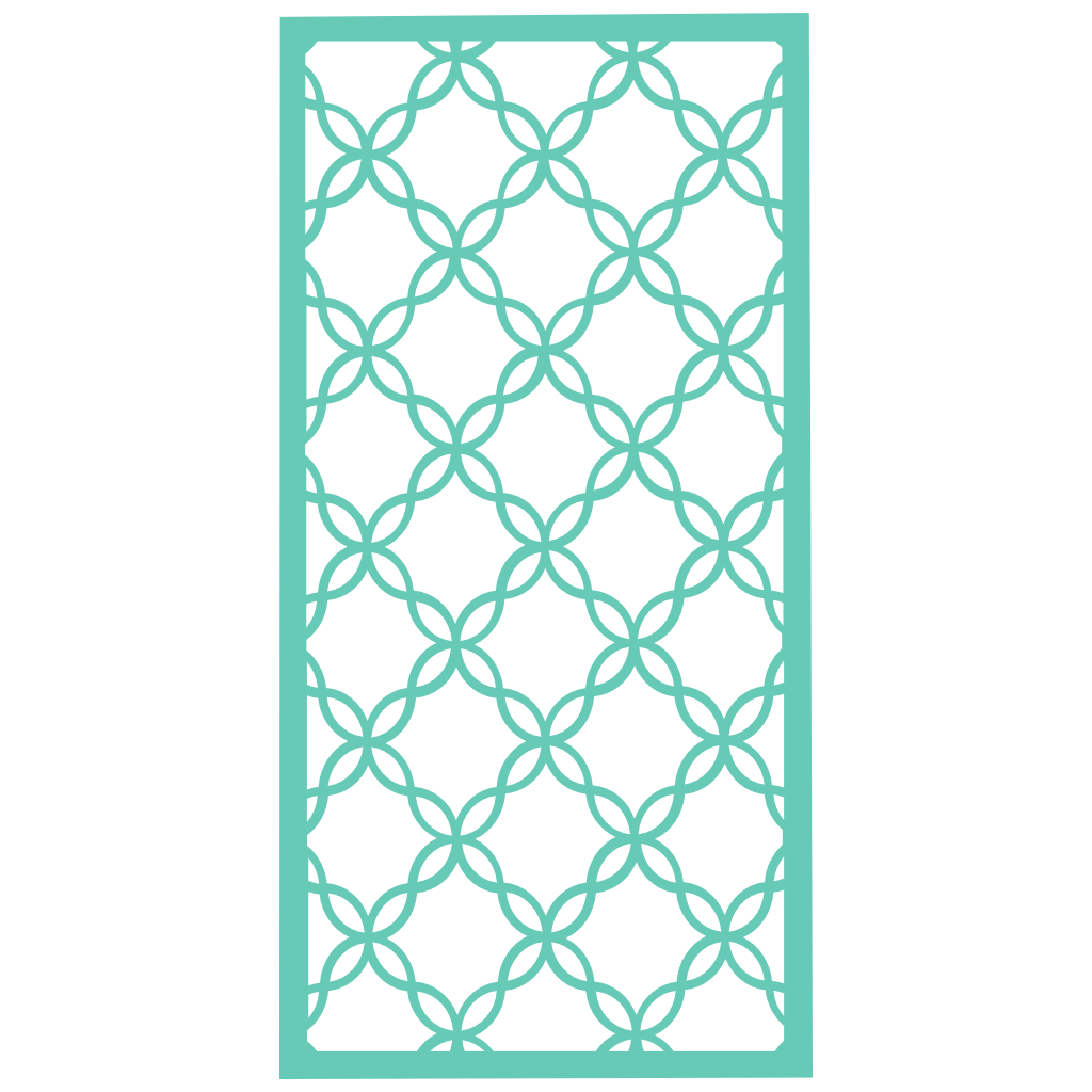 Composición mural con paneles geométricos modulares de diseño moderno