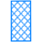 Composición mural con paneles geométricos modulares de diseño moderno