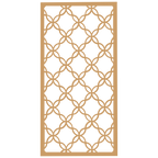 Composición mural con paneles geométricos modulares de diseño moderno