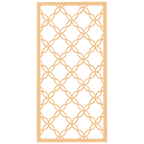 Composición mural con paneles geométricos modulares de diseño moderno