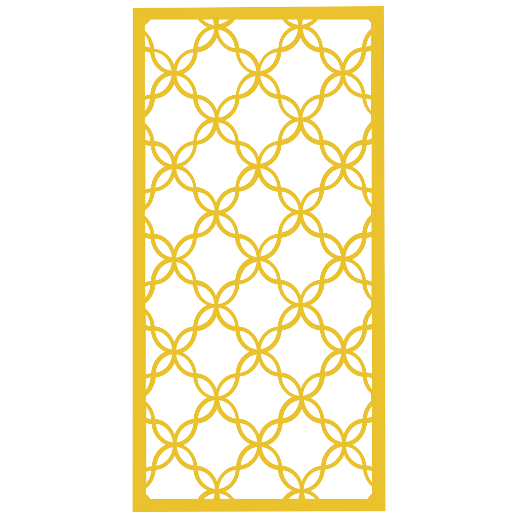 Composición mural con paneles geométricos modulares de diseño moderno