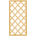 Composición mural con paneles geométricos modulares de diseño moderno