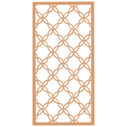 Composición mural con paneles geométricos modulares de diseño moderno