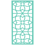 Panel ornamental modular geométrico de madera para decoración de pared interior