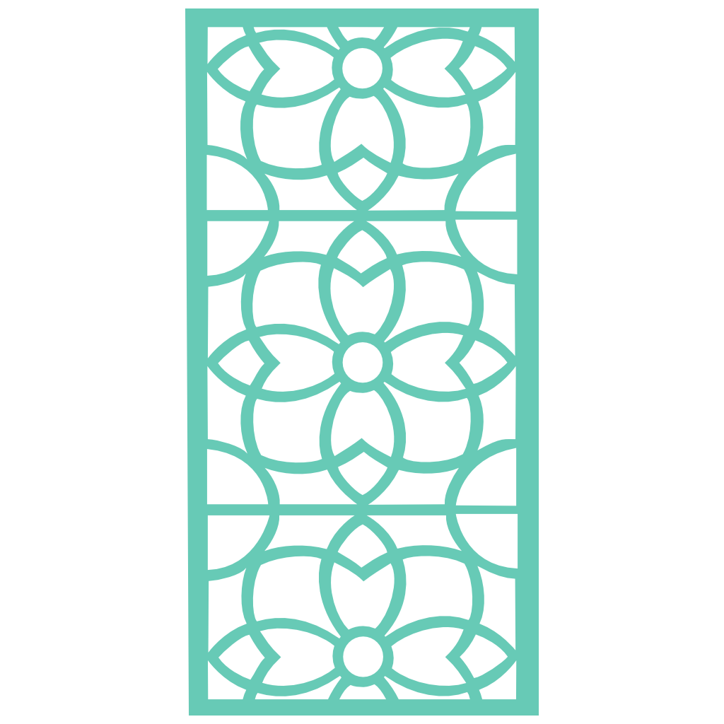 Panel ornamental modular geométrico de madera para decoración de pared interior