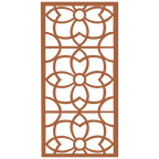 Panel ornamental modular geométrico de madera para decoración de pared interior