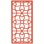 Panel ornamental modular geométrico de madera para decoración de pared interior