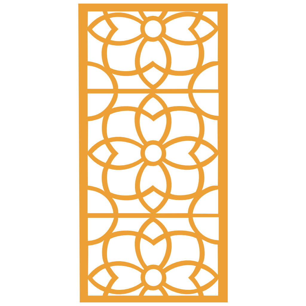 Panel ornamental modular geométrico de madera para decoración de pared interior