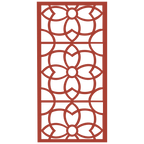 Panel ornamental modular geométrico de madera para decoración de pared interior