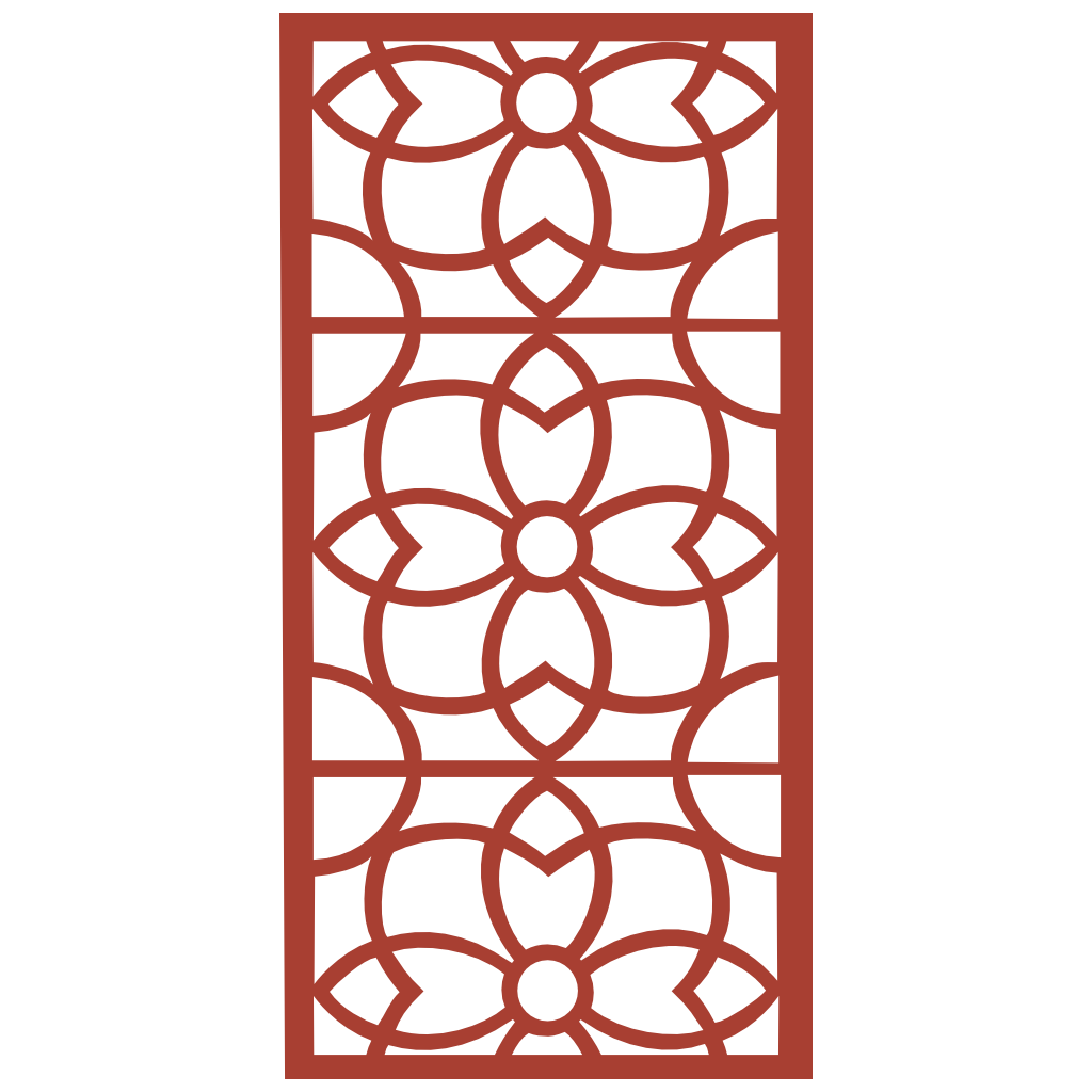 Panel ornamental modular geométrico de madera para decoración de pared interior