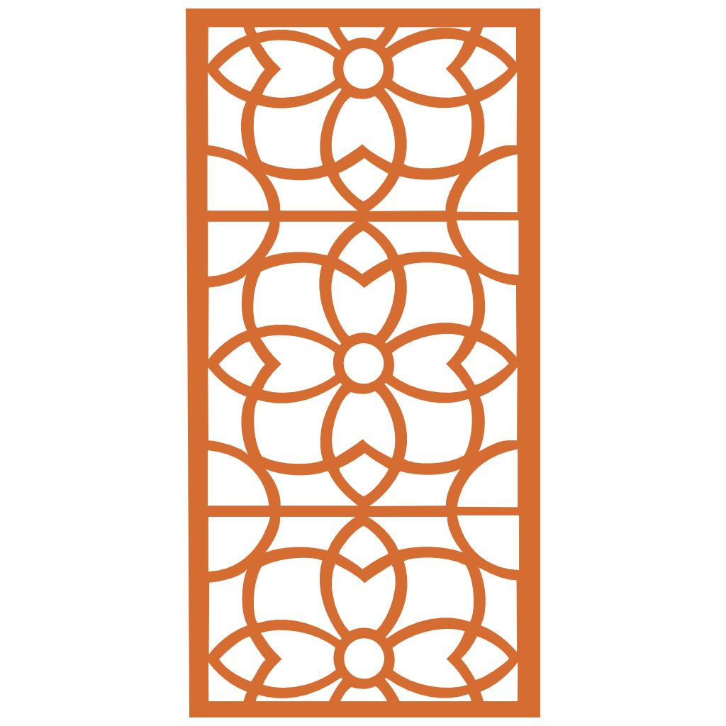 Panel ornamental modular geométrico de madera para decoración de pared interior