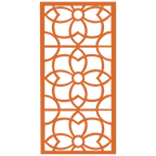 Panel ornamental modular geométrico de madera para decoración de pared interior
