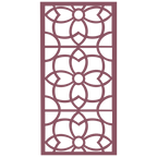 Panel ornamental modular geométrico de madera para decoración de pared interior