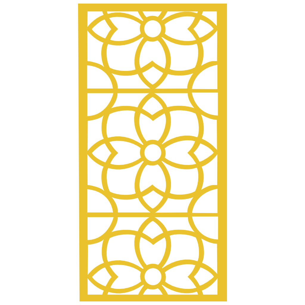 Panel ornamental modular geométrico de madera para decoración de pared interior