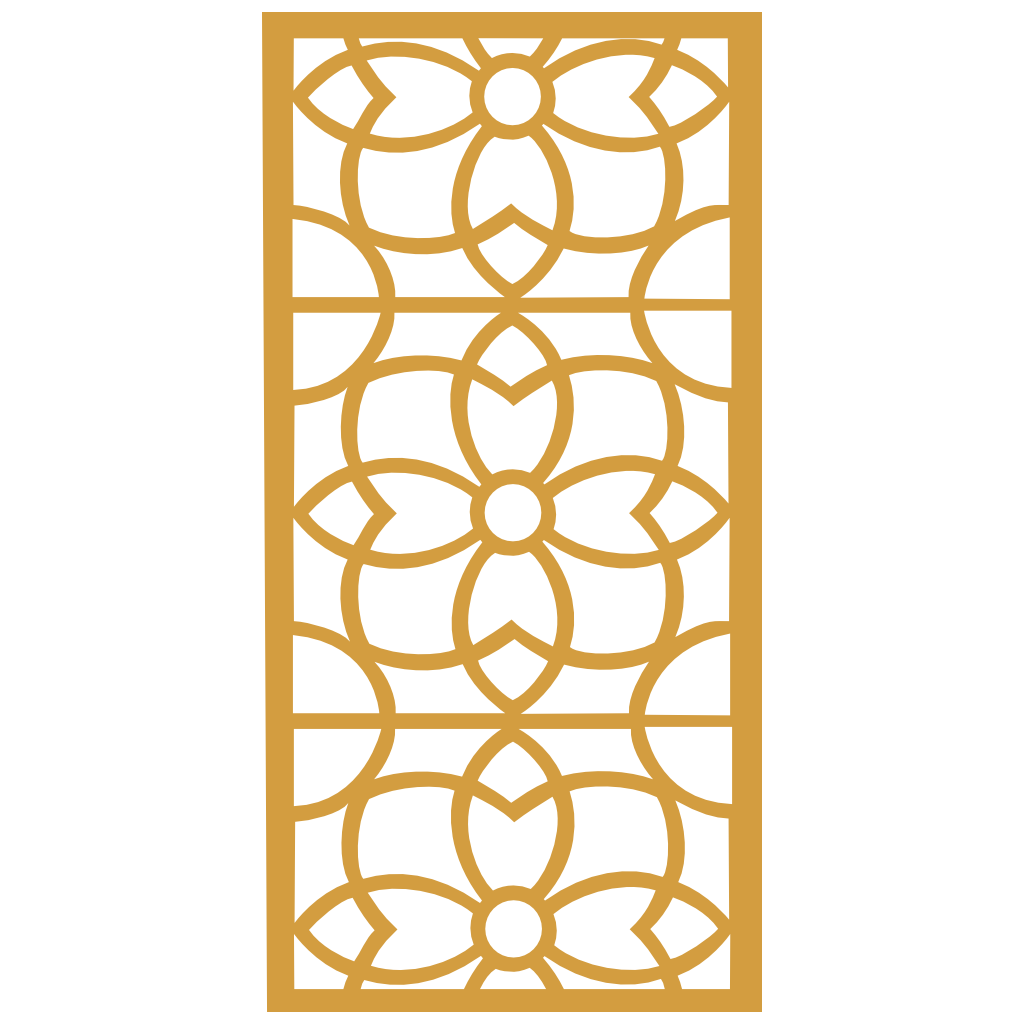 Panel ornamental modular geométrico de madera para decoración de pared interior