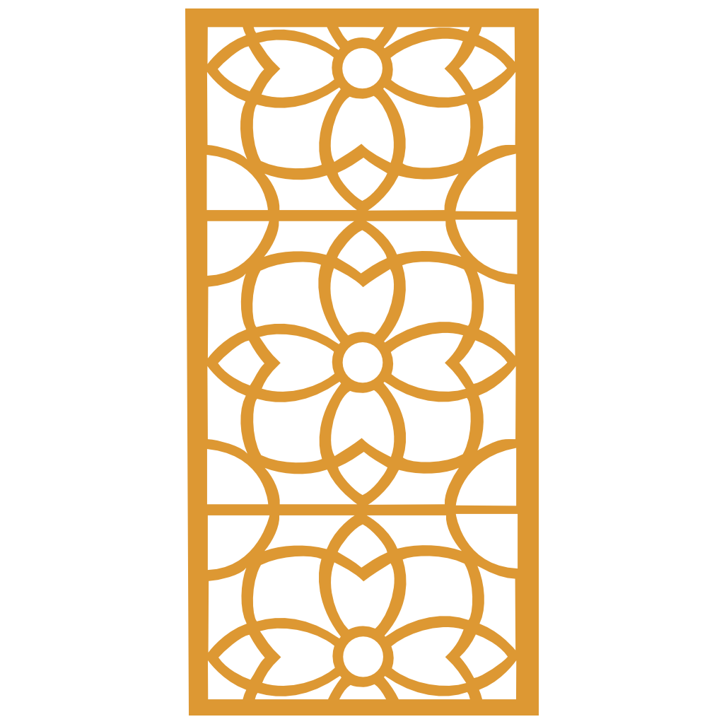 Panel ornamental modular geométrico de madera para decoración de pared interior