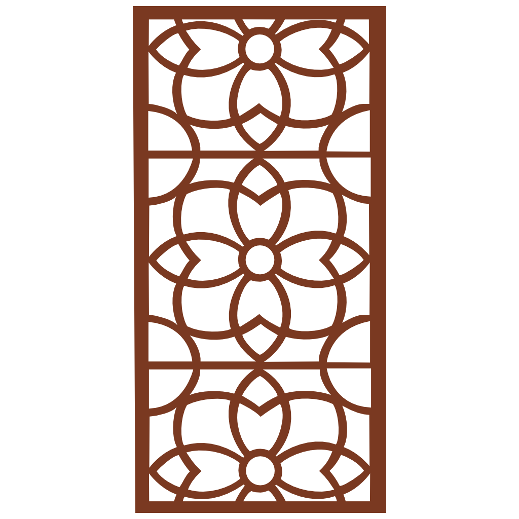 Panel ornamental modular geométrico de madera para decoración de pared interior