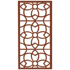 Panel ornamental modular geométrico de madera para decoración de pared interior