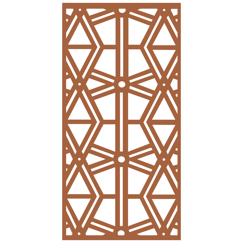 Composición mural con paneles geométricos modulares de diseño moderno