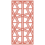 Composición mural con paneles geométricos modulares de diseño moderno