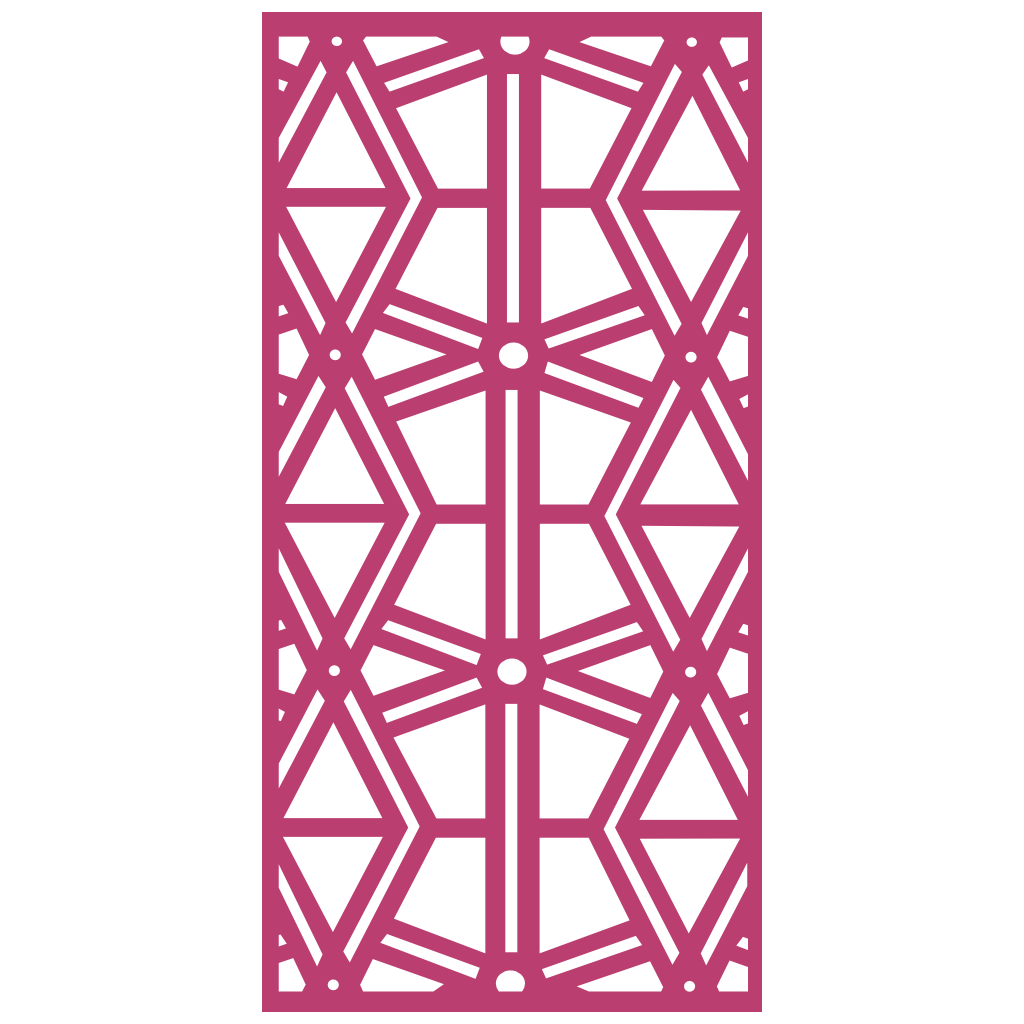 Composición mural con paneles geométricos modulares de diseño moderno