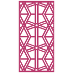 Composición mural con paneles geométricos modulares de diseño moderno