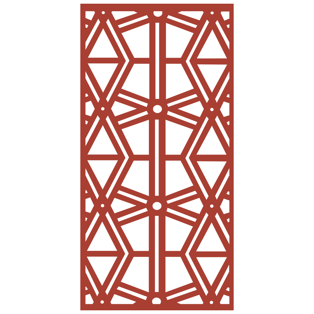 Composición mural con paneles geométricos modulares de diseño moderno