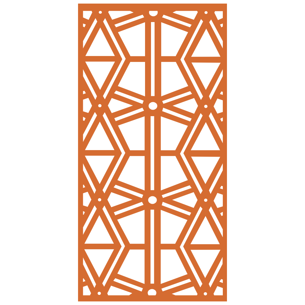Composición mural con paneles geométricos modulares de diseño moderno