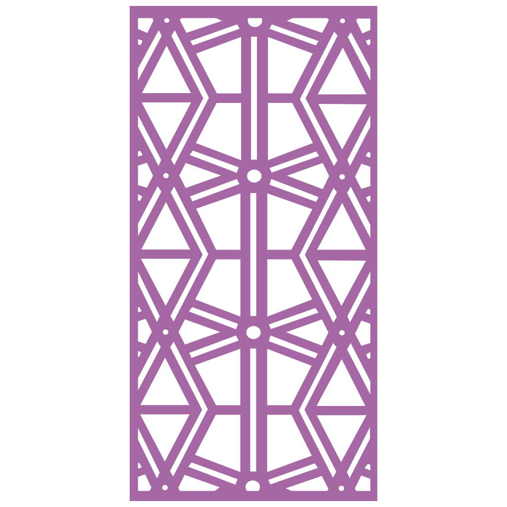 Composición mural con paneles geométricos modulares de diseño moderno
