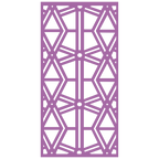 Composición mural con paneles geométricos modulares de diseño moderno