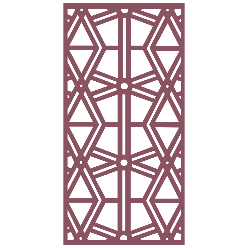 Composición mural con paneles geométricos modulares de diseño moderno