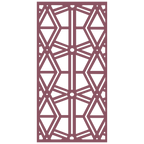 Composición mural con paneles geométricos modulares de diseño moderno