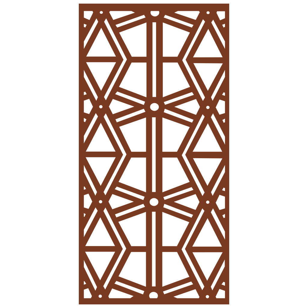 Composición mural con paneles geométricos modulares de diseño moderno