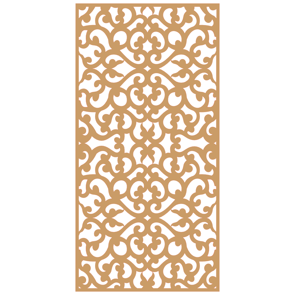 Revestimiento mural con panel ornamental geométrico moderno